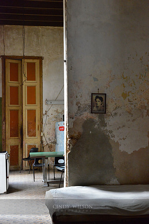 Portrait with Bedroom and Kitchen, Havana 2014