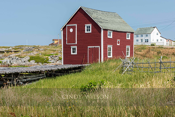 Fishing Stage in the Grasses, Tilting