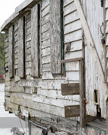 Boarded up Battery