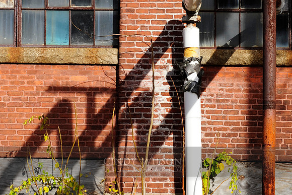 Pipe Shadows, Union Wadding Mill, Central Falls