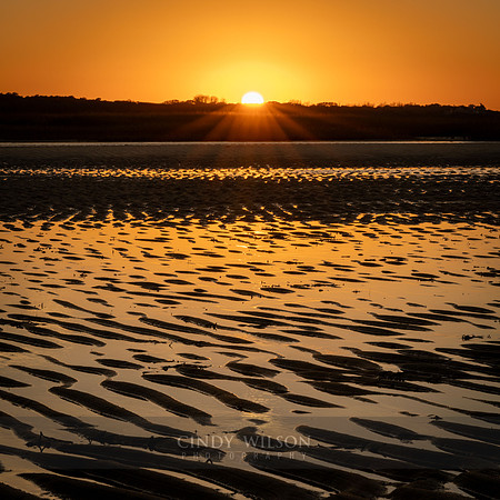 Sunset over the Flats, Paines Beach