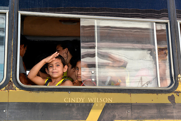Schoolboy on a Bus, Bayamo