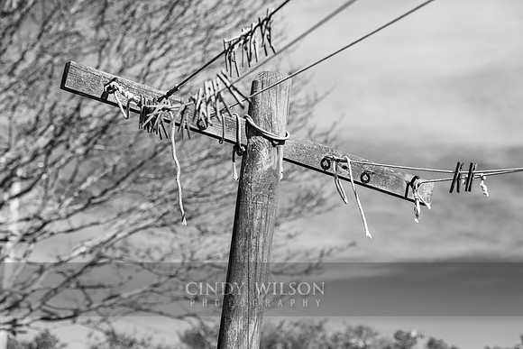 Pins on a Clothesline