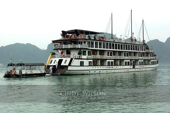 Typical Floating Hotel, Halong Bay, Vietnam
