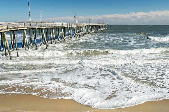 Frozen Wharf, Virginia Beach, 2025