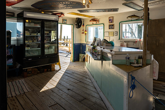 Potter Seafood Interior, Southport, NC, 2025