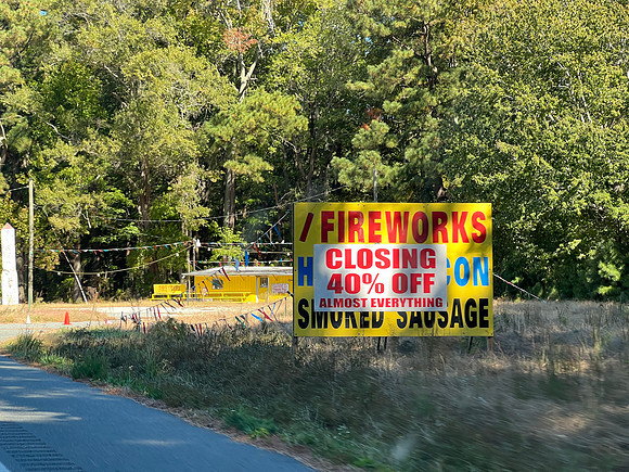 Fireworks over Sausage