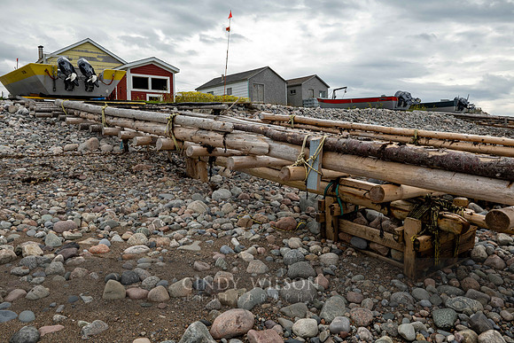 Log Ramp, Sally's Cove, Newfoundland 2024