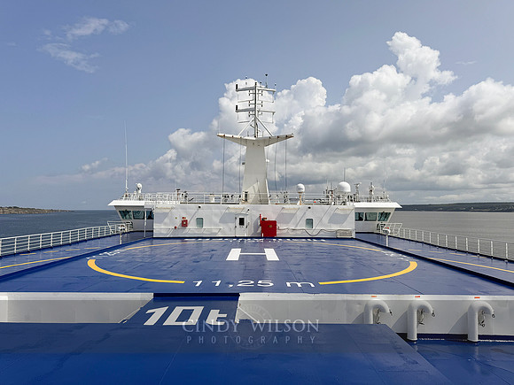 Helicopter Pad, Newfoundland Ferry, 2024