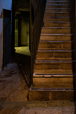 Night Courtyard, Jerusalem