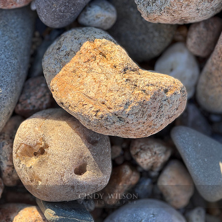 Heart Rock with Eyes
