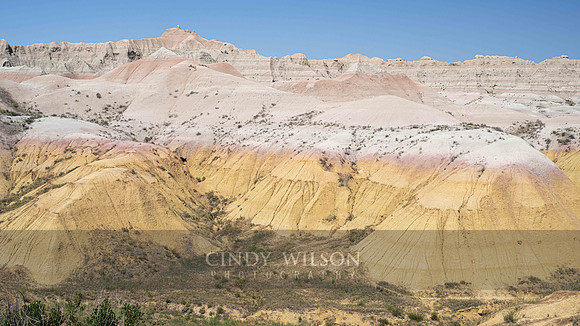 Color Striations, Badlands
