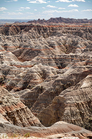 Pinnacles and canyons, Badlands