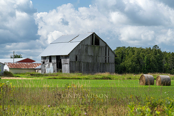 Michigan Barn with Bales