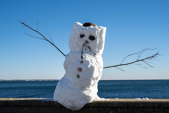 Seawall Snowman