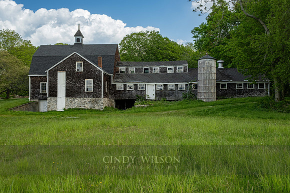Mathewson Farm, Side Elevation, Johnston