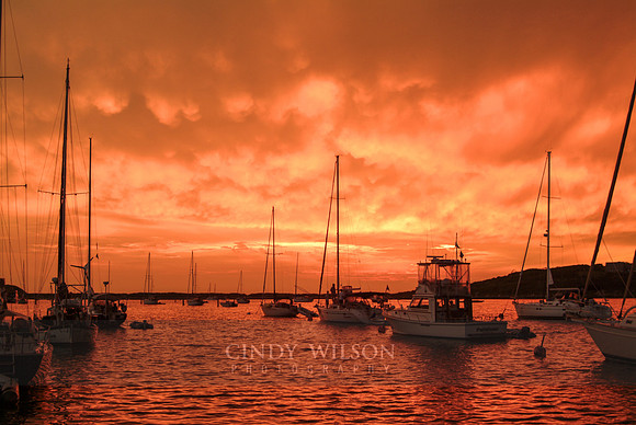 Orange Skies after the Storm, Cuttyhunk