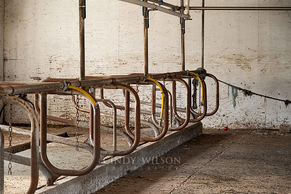 Stanchions, Baker farm