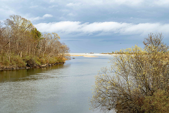 Lingering Clouds, Narrow River