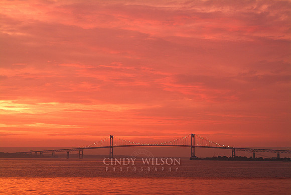 Newport Bridge After the Storm