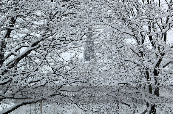 Advent Street Church through the Snow