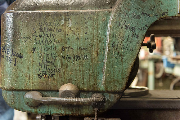 Text on the Press