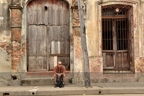 Old Doors on a Camaguey Street, Camaguey, Cuba