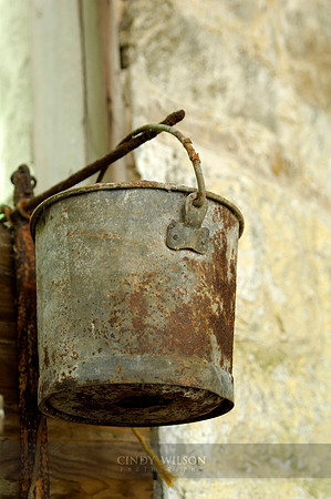 Hanging Bucket, Columbia Narrows Mill, Shannock