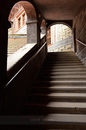 Twin Portals_670, Czesky Krumlov, Czech Republic