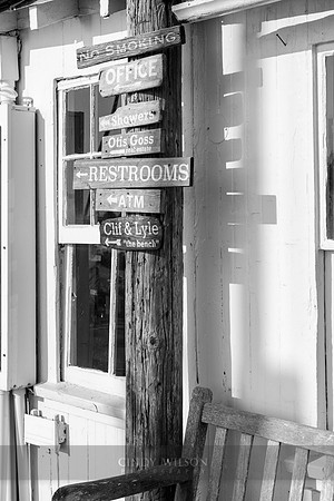 Signage, Paynes Dock