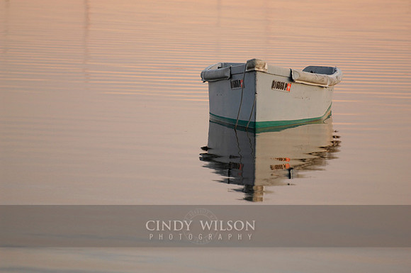 Lone Skiff, Wickford Harbor