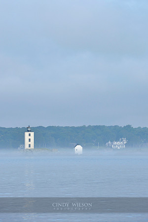 Mist over Dutch Harbor Light