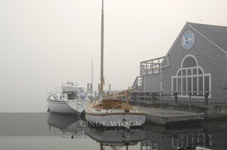 Foggy Morning, Wickford Yacht Club