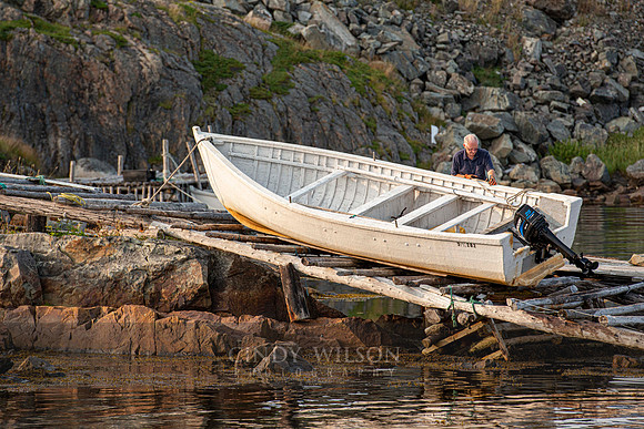 Boat on a Flake, Fogo