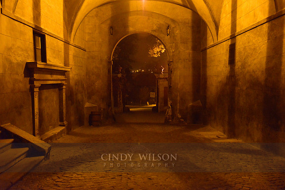 Castle Entry, Czesky Krumlov, Czech Republic