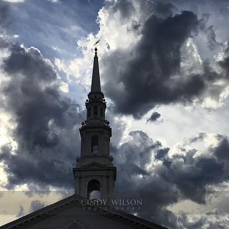 Silhouette of the First Baptist Church of America