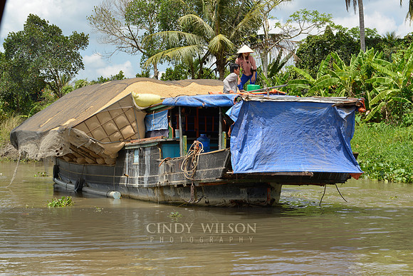 House Boat, Mekong River Delta, Vietnam