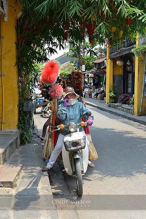 Broom Vendor, Hoi An, Vietnam