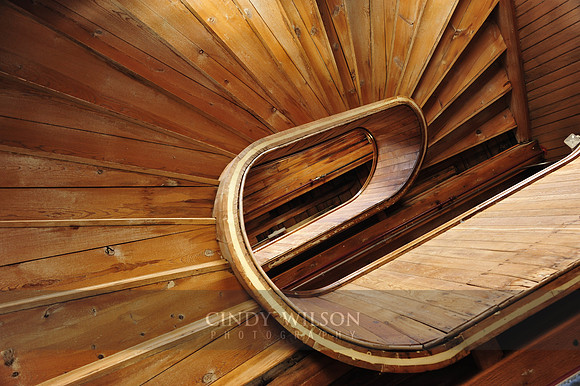 Nautilus Staircase, Mill No 5, Lowell, Mass