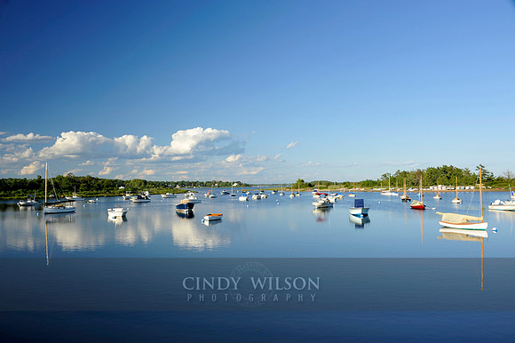 Cloud Reflections, Weekapaug Pond