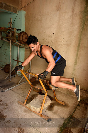Fabricated Machines in a Local Gym, Gibara, Cuba