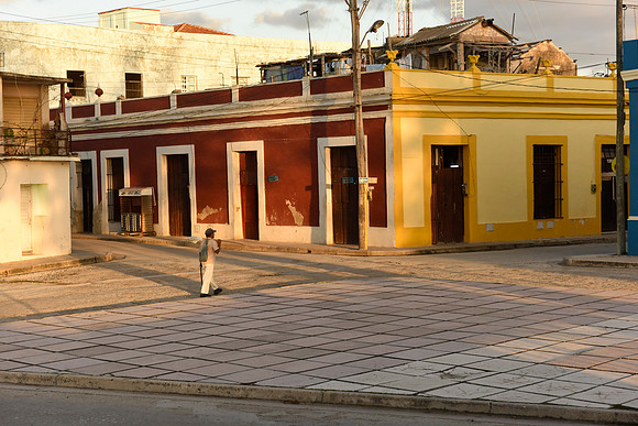 Walking through the Plaza, Gibara, Cuba