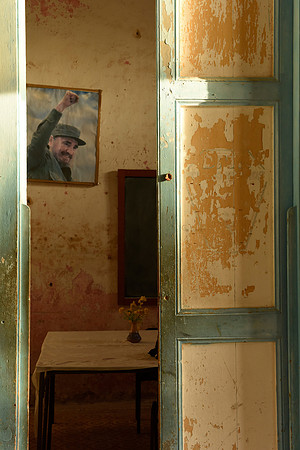 Fidel through an Open Door, Gibara, Cuba