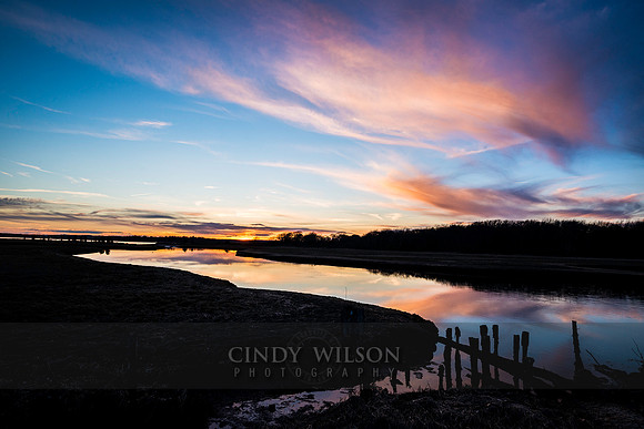 Sunset Reflections Zeke's Creek