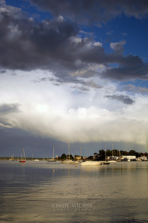 Storm Clouds, Wickford Harbor