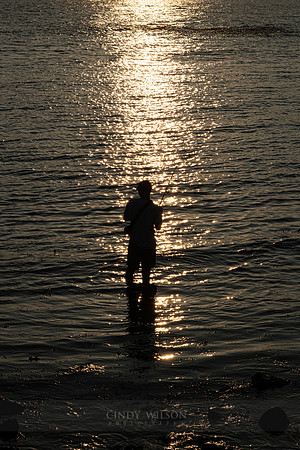 Fishing at Sunset, Watch Hill