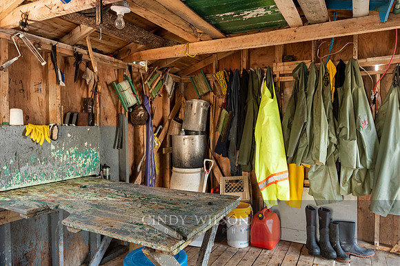 Inside a Fishing Stage, Twillingate