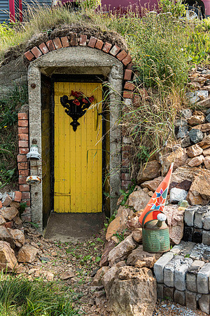 Root Cellar with a Yellow Door, Twillingate
