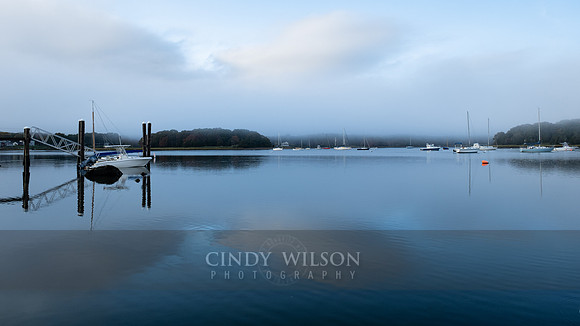 Blue Reflections, Wickford Harbor