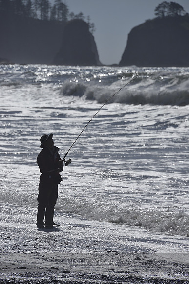 Fisherman, Rialto Beach, WA